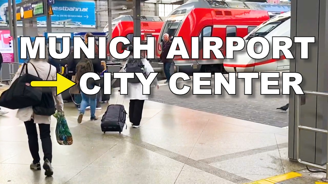 🇩🇪Как добраться из аэропорта Мюнхена до центрального вокзала Мюнхена