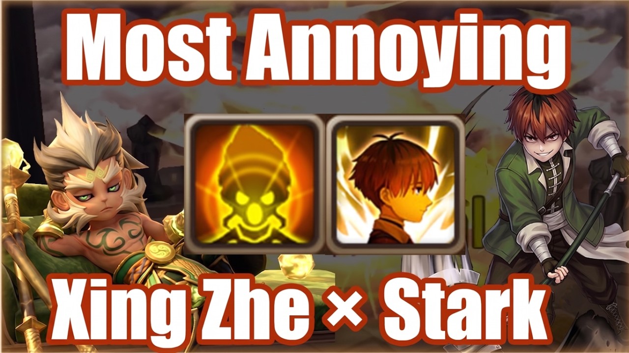 Most Annoying Combo Xing Zhe &times; Wind Stark Debut😂😂😂【Summoners War RTA】