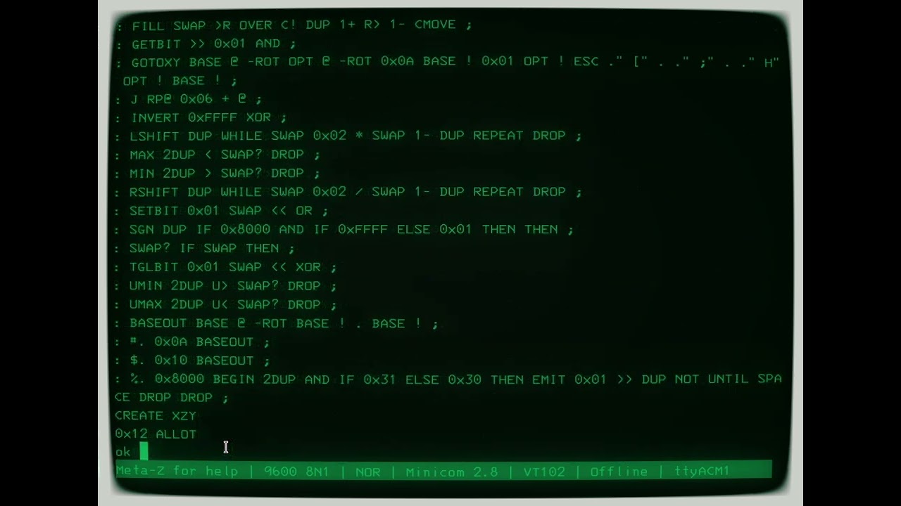 COSMAC Elf RC/Forth v0.5