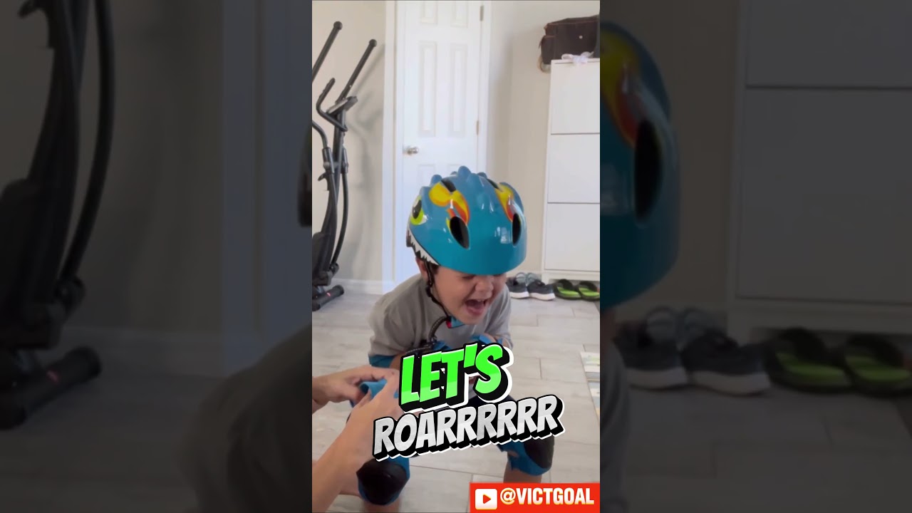 ROARRRR！Little Dinosaur bike helmet for kids.#cycling #bikehelmet #bike #kid #ridinghelmet