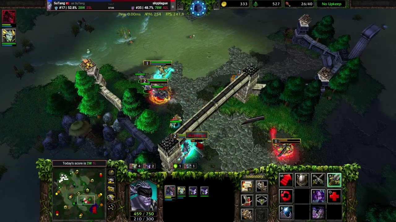 【全程紧张激烈对拼美国高手 千钧一发之际 最后团战百看不厌】Warcraft III 1v1 vs 🇺🇸Undead MMR 1927 W3C 2.0.4 魔兽争霸III：重制版