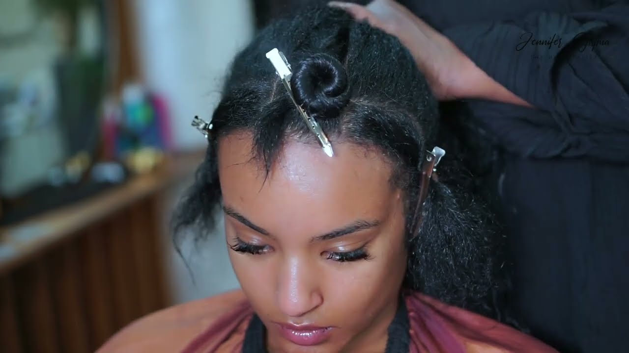 The ULTIMATE Invisible Traditional Weave Tutorial | Perfect Middle Part Leave-Out 🪡🧵PART 2