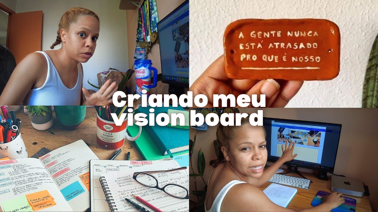 VISION BOARD 2026: como fazer do zero + modelo grátis