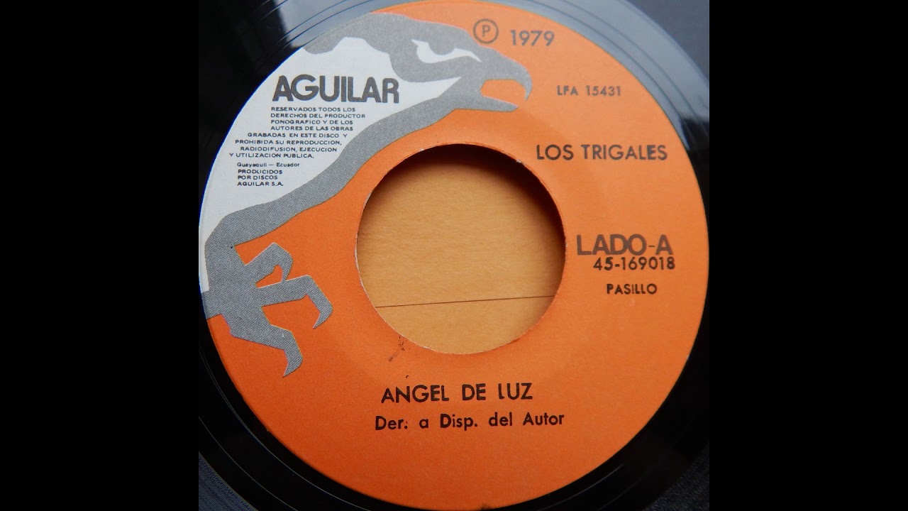 PASILLO INOLVIDABLE DE ORO: ANGEL DE LUZ- DUO LOS TRIGALES- RELANZAMIENTO 1979- www.discosfenix.com