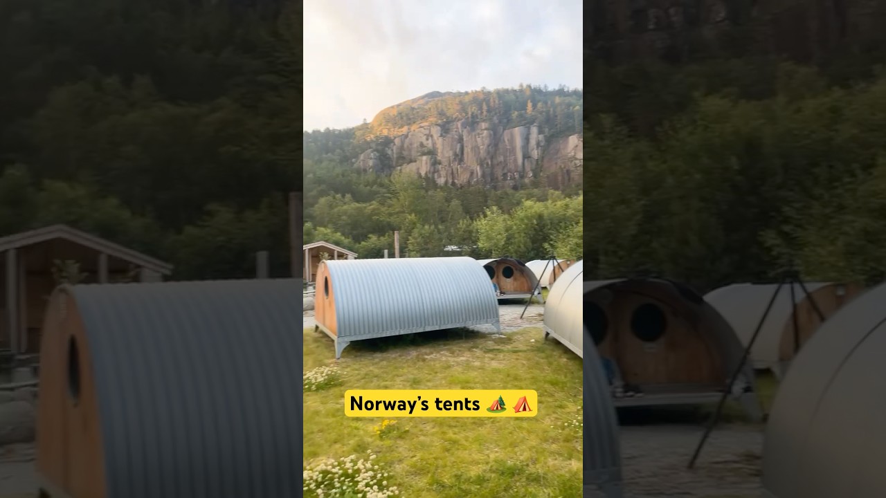 The best experience of my life to sleep in this unique tent 🏕️