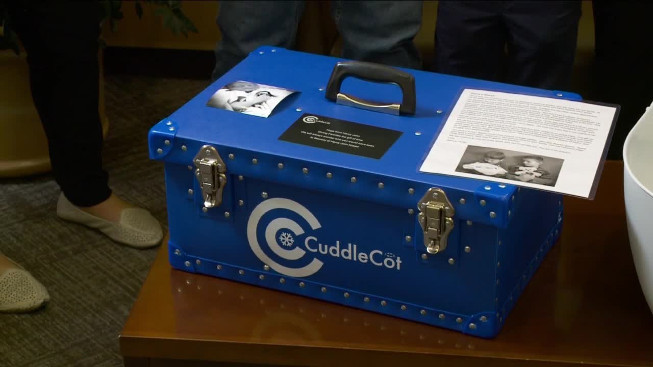 Utah family donates 'Cuddle Cots' to grieving families of stillborn children