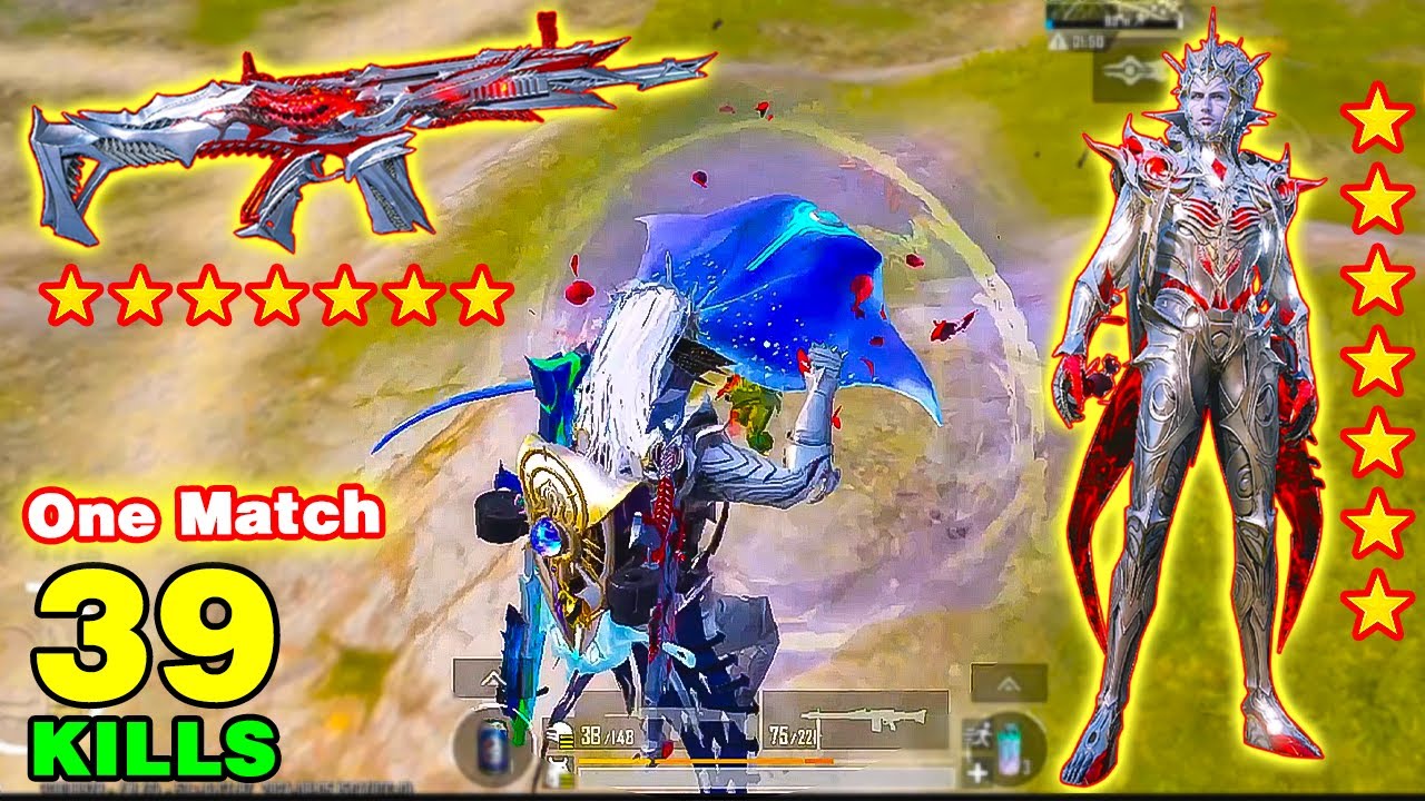 Best Gameplay Bloodstained Nemesis X-suit | 39 Kills One Match PUBG Mobile