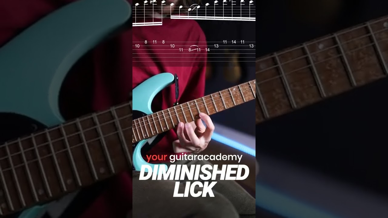 Try This Diminished Lick! #guitarlesson