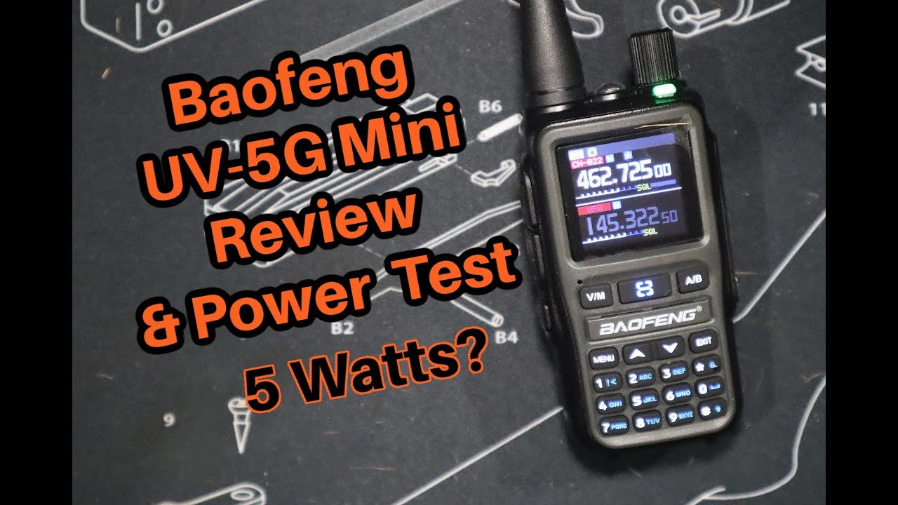 Новый UV-5G Mini от Baofeng просто невероятен! Первые впечатления и тест мощности
