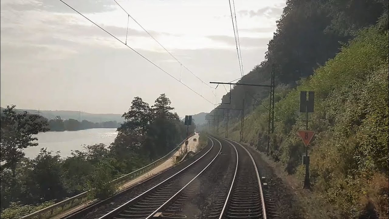 Führerstandsmitfahrt bei Sonnenaufgang von Nürnberg nach Passau. 2.Teil
