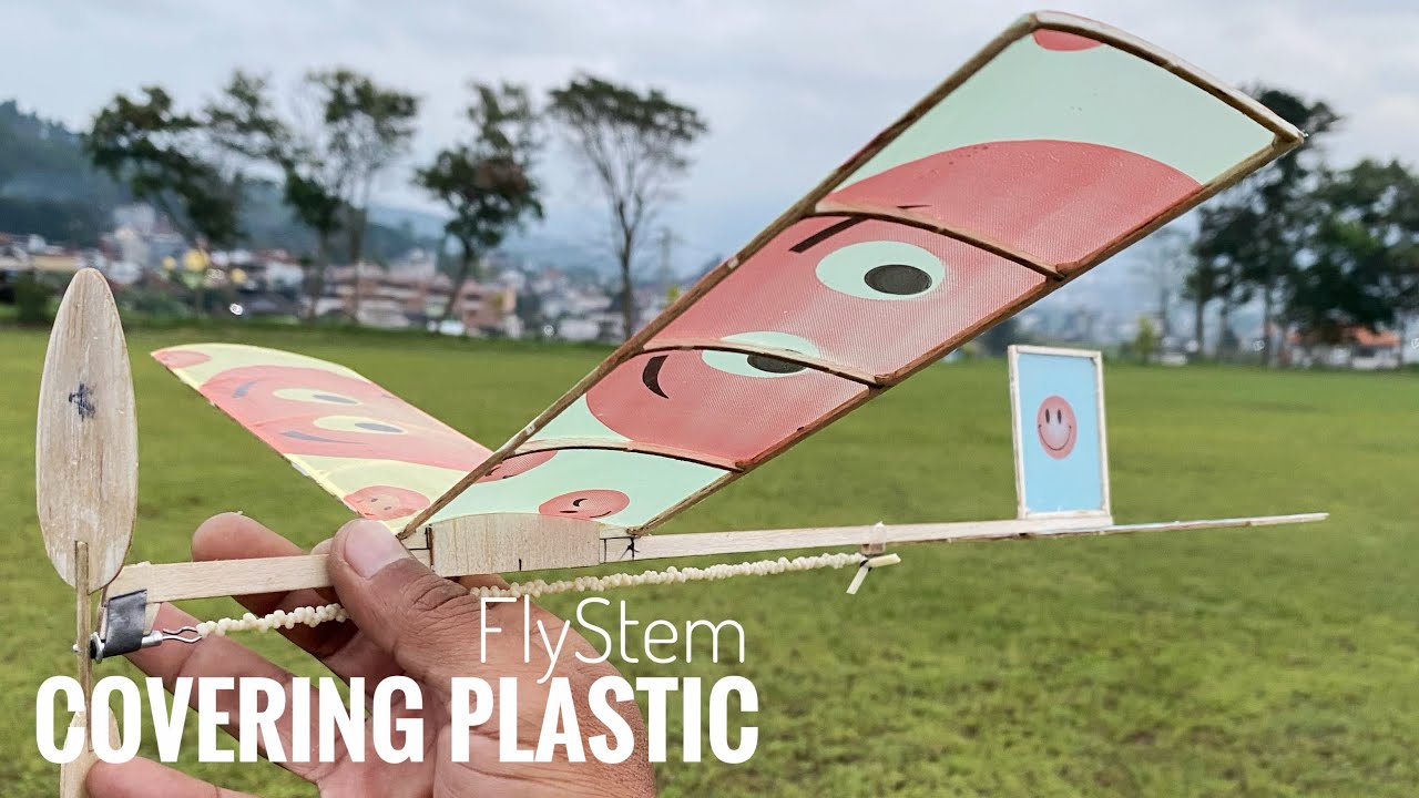 Flying Rubber Band Aero Plane FlyStem