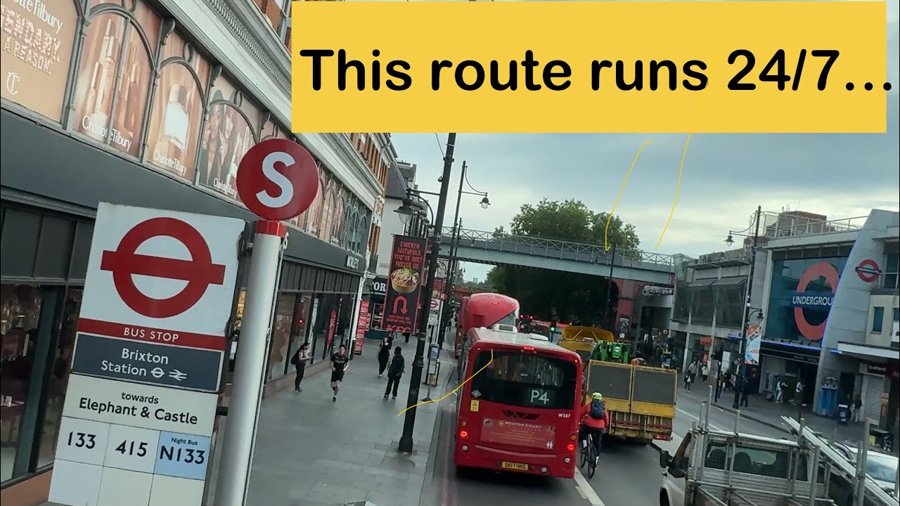London Bus Route 133 | Full Ride from Streatham to Holborn – Top Deck View