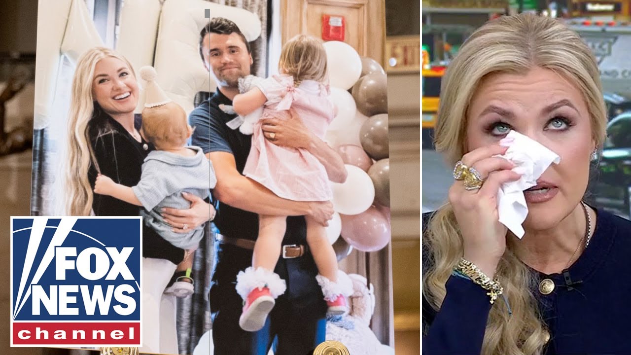 EMOTIONAL TRIBUTE: Erika Kirk watches VIRAL moment with Charlie and daughter