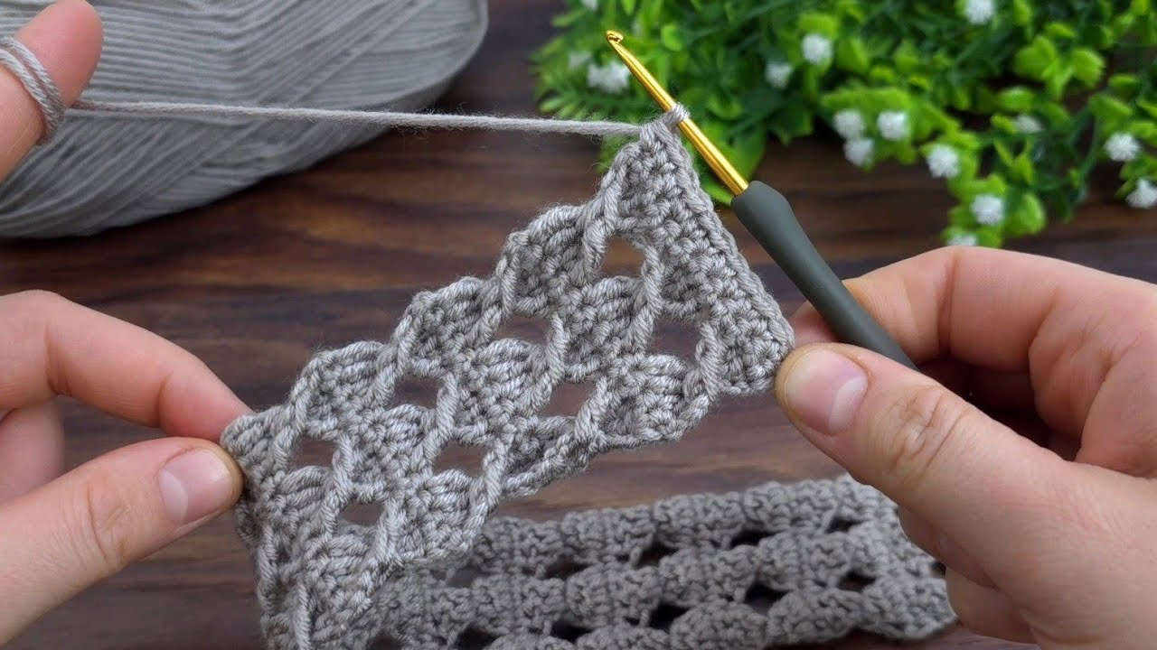 wonderful ✅️ very easy crochet bandana model explanation #crochet #knitting