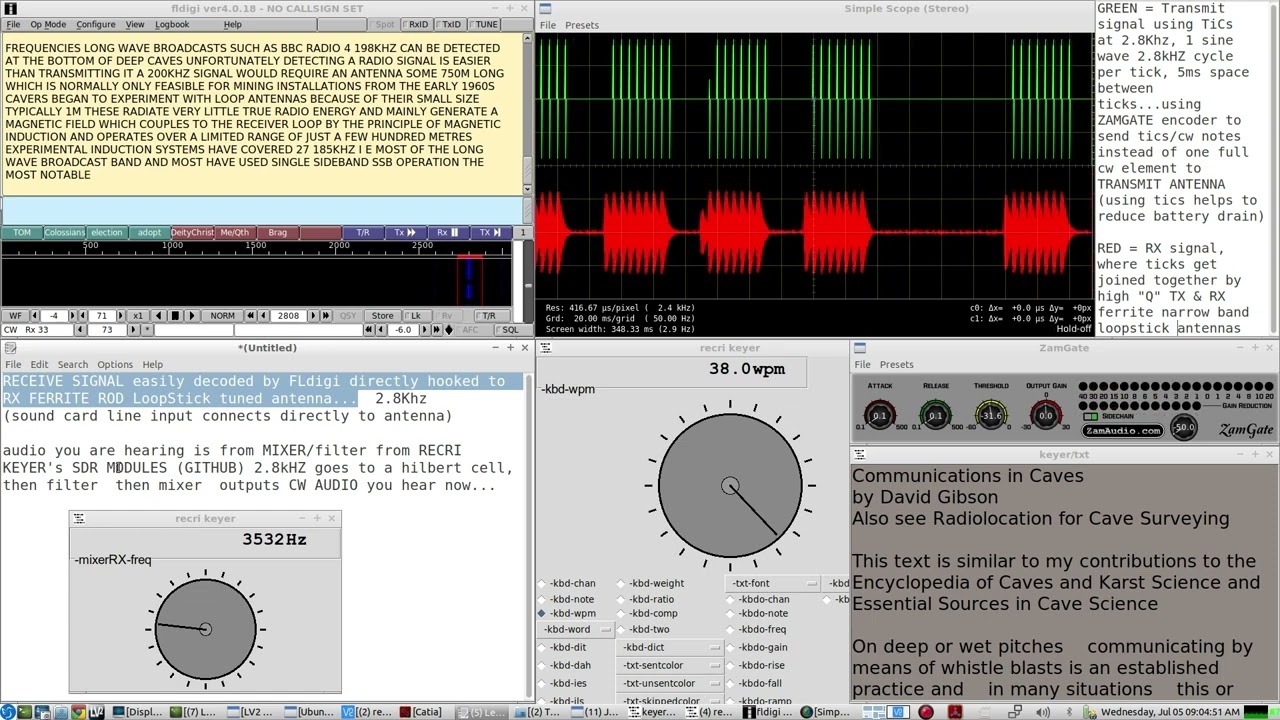 PULSE DENSITY MODULATION on a CW ULF Cave Radio Through the Earth Transmitter to save battery drain