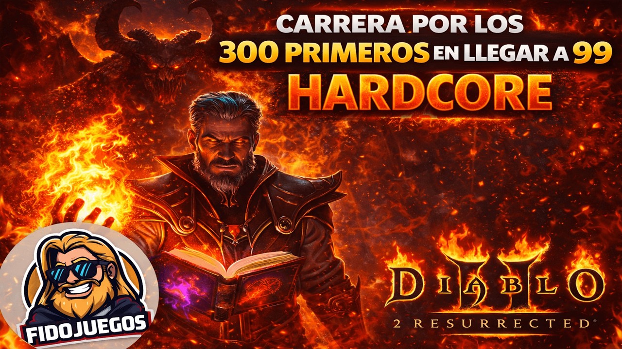 [D2R] DIABLO II RESURRECTED HARDCORE💎WARLOCK💎1 A 300 PRIMEROS EN SER 99 LO SEREMOS?? O MORIREMOS??