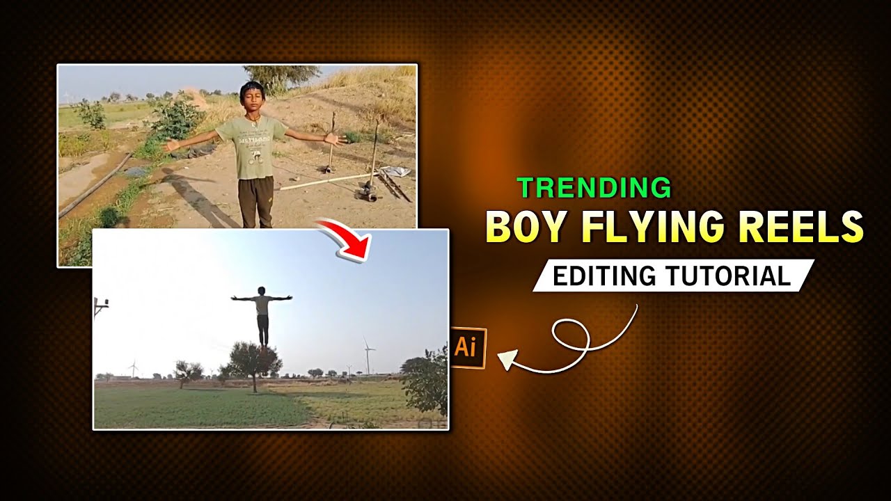 Trending Boy Flying Reels Editing Tutorial 🔥 | Instagram Sky FlyinyvTrending Reels Editing 