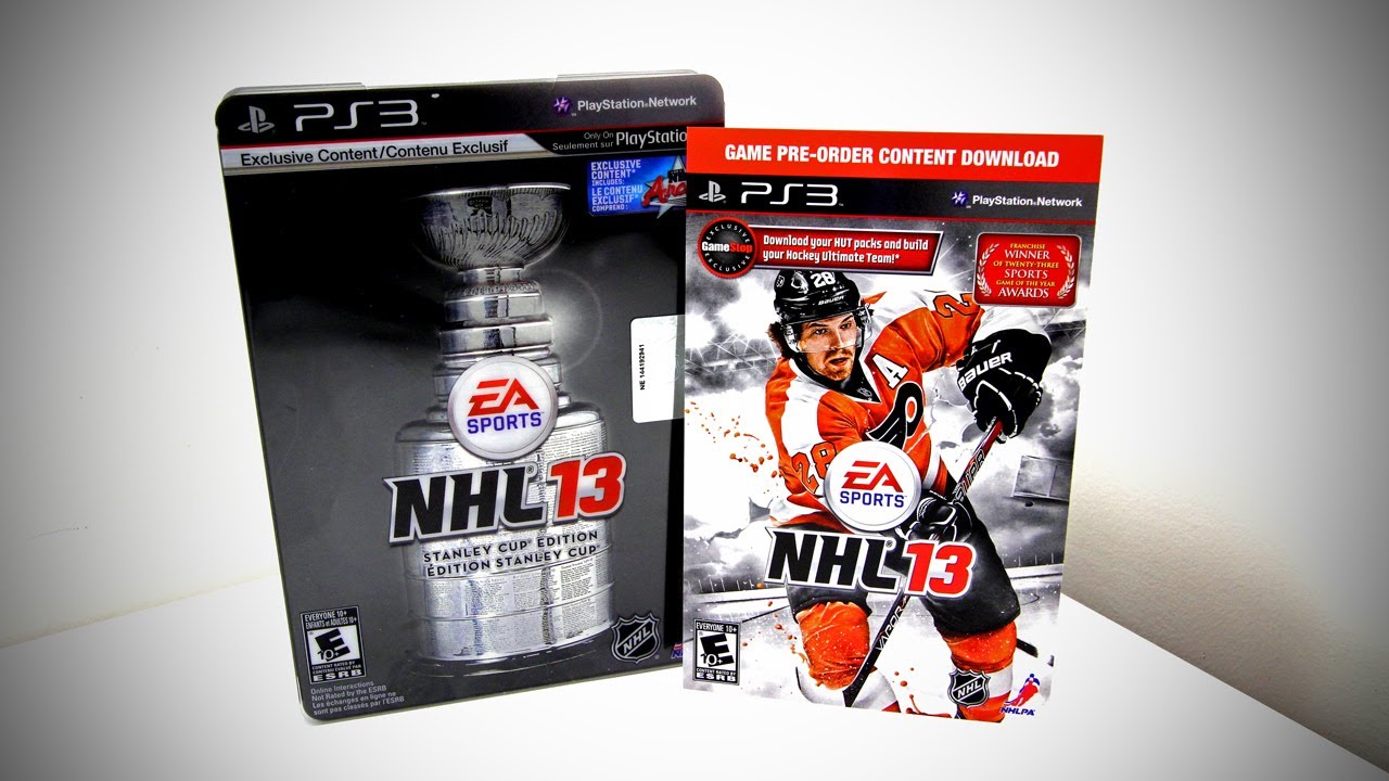 Распаковка NHL 13 Stanley Cup Edition (Коллекционное издание NHL 13)