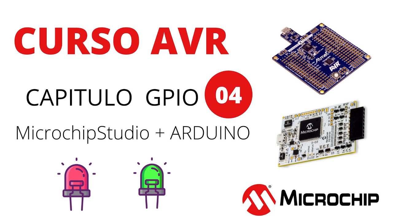 CURSO AVR - GPIO 04 - PROGRAMANDO EL ATMEGA328p DEL ARDUINO