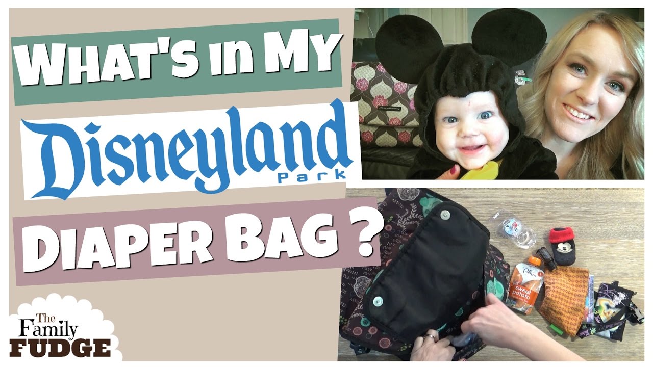 What's In My DISNEY Diaper Bag || Disneyland With A Baby