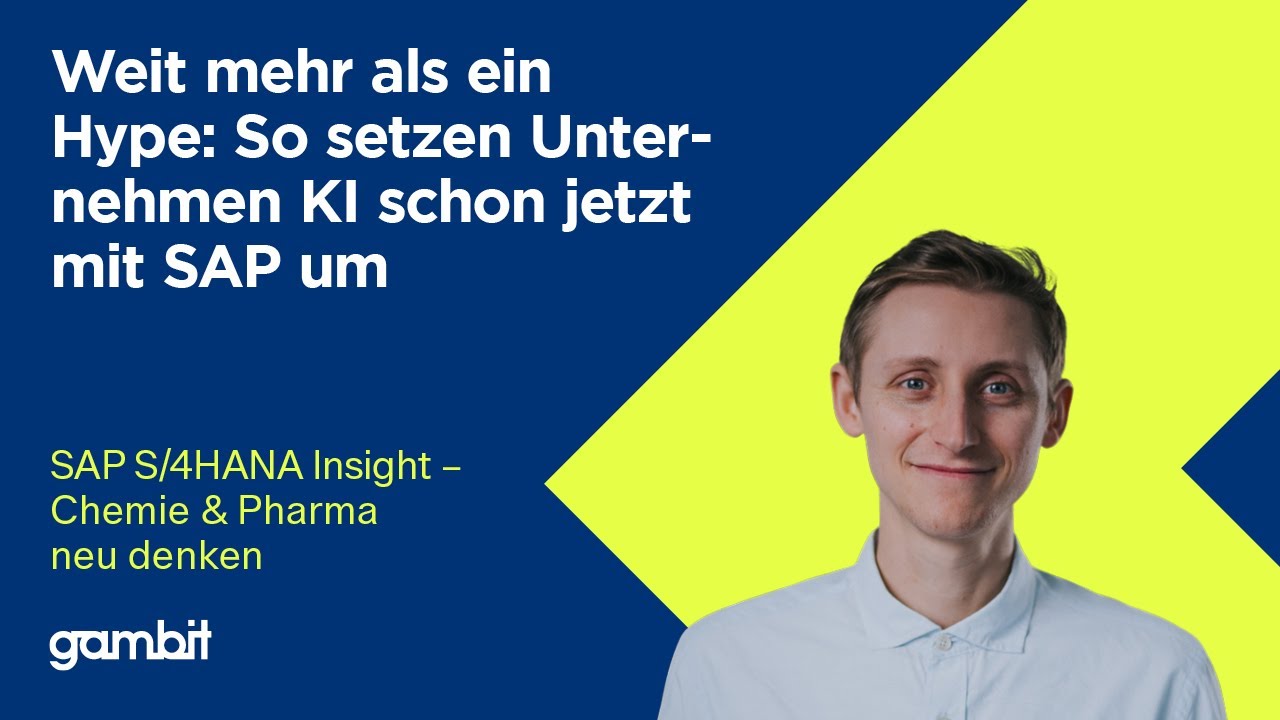 Weit mehr als ein Hype: So setzen Unternehmen KI schon jetzt mit SAP um | SAP S/4HANA Insight