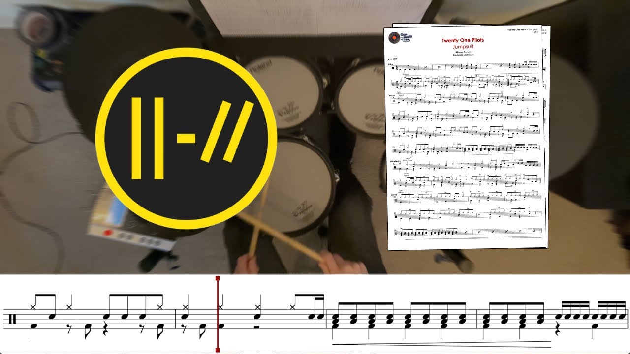 Twenty One Pilots - Jumpsuit - Transcription Available - Drum Cover by Chef Cook