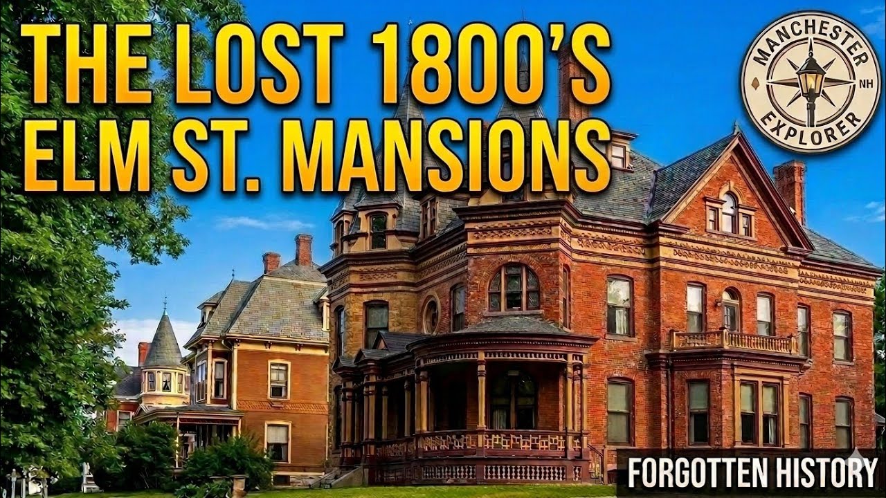 1800's  Mansions Of Elm Street  - Manchester , NH.