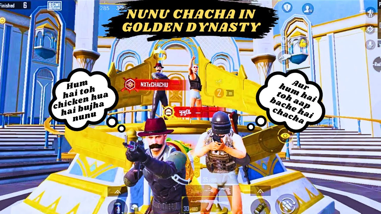 NUNU CHACHA IN GOLDEN DYNASTY |BGMI|