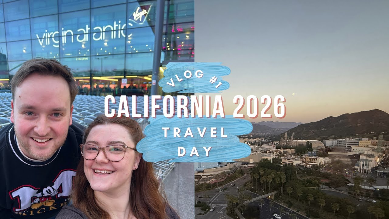 California Vlogs 2026 🇺🇸 | Travel Day ✈️ UK to LA | Virgin Atlantic Premium