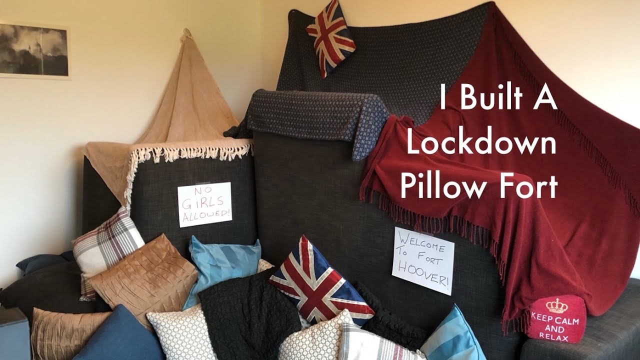 I Built A Lockdown Pillow Fort!