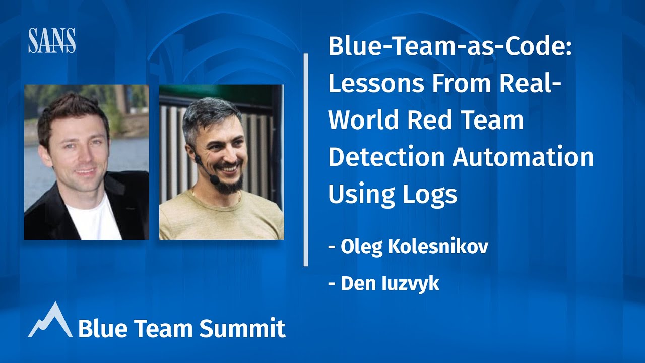 Blue-Team-as-Code: Lessons From Real-world Red Team Detection Automation Using Logs