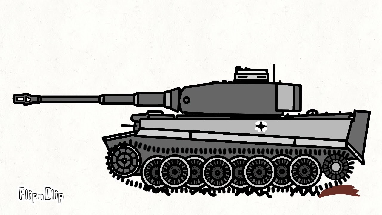 Tiger tank test | Olcsi's Tube #animation