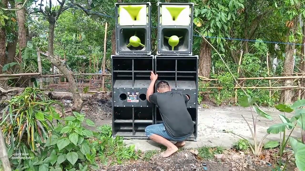 Nag sound check ako ng aking mini sound sa probinsya