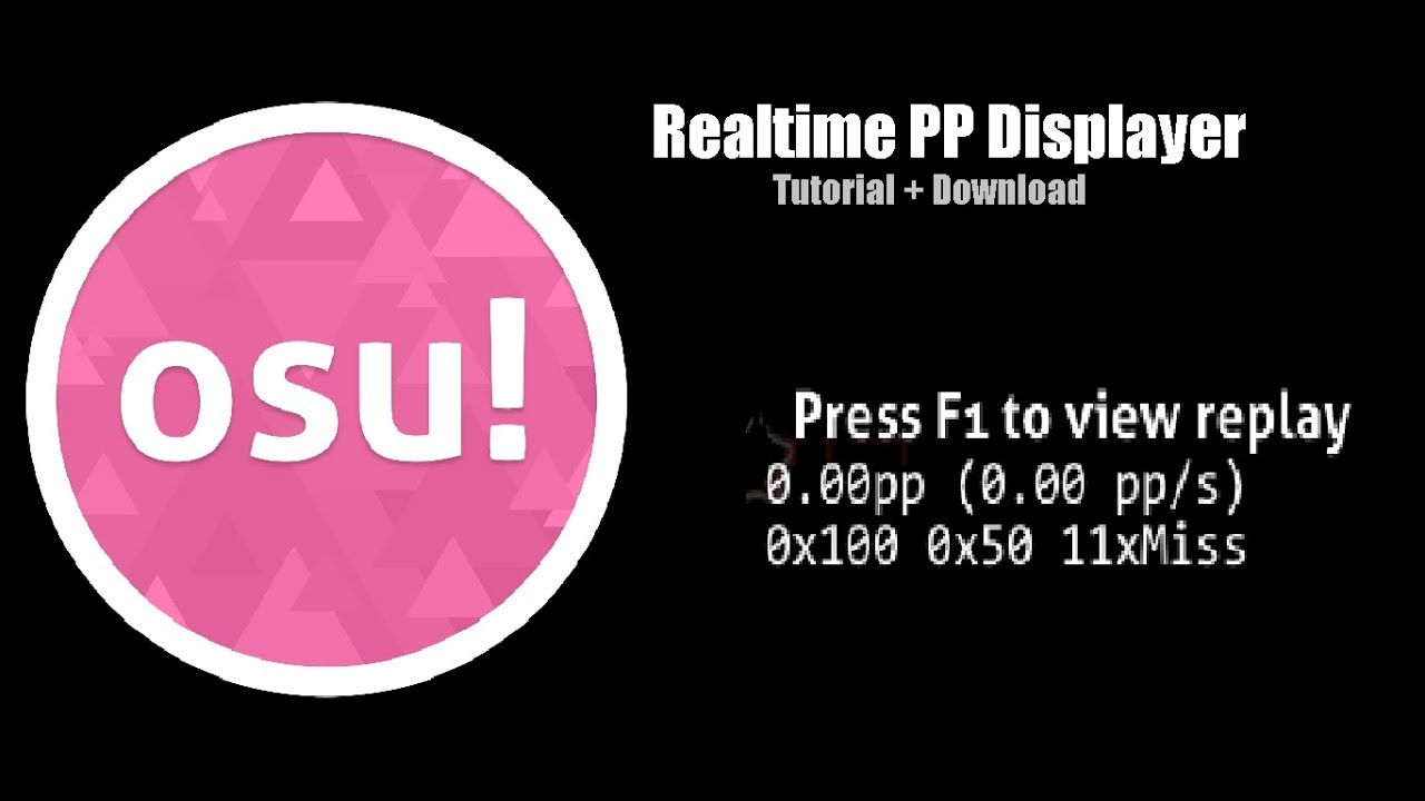 How To Display Realtime PP On Osu! + Download