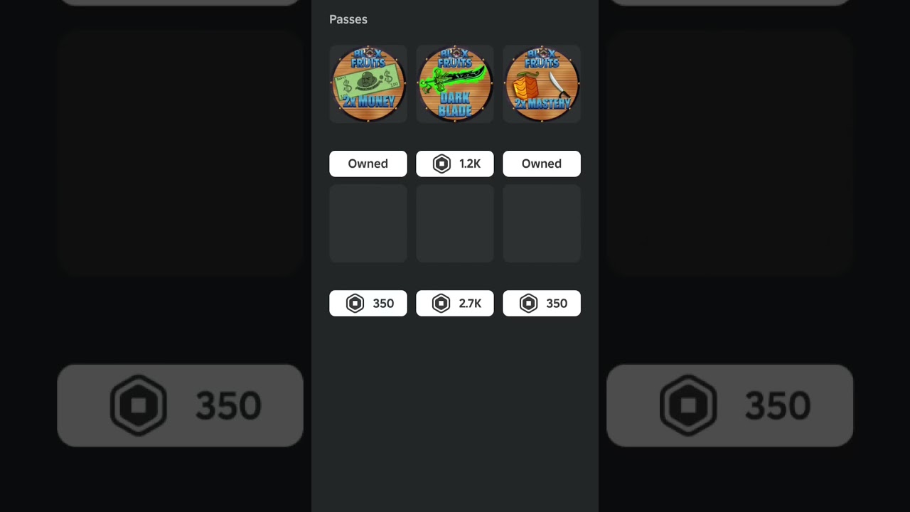 Buying 2x Boss drops Gamepass in Blox fruit