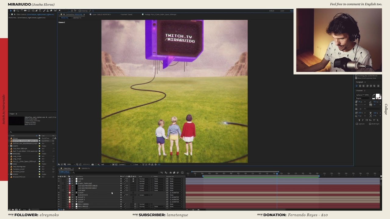Collage Animation Timelapse | Photoshop + After Effects