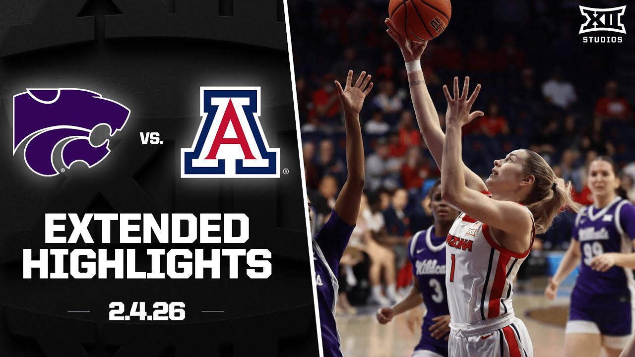 Kansas State vs. Arizona Extended Highlights | 2025-26 Big 12 Women's Basketball