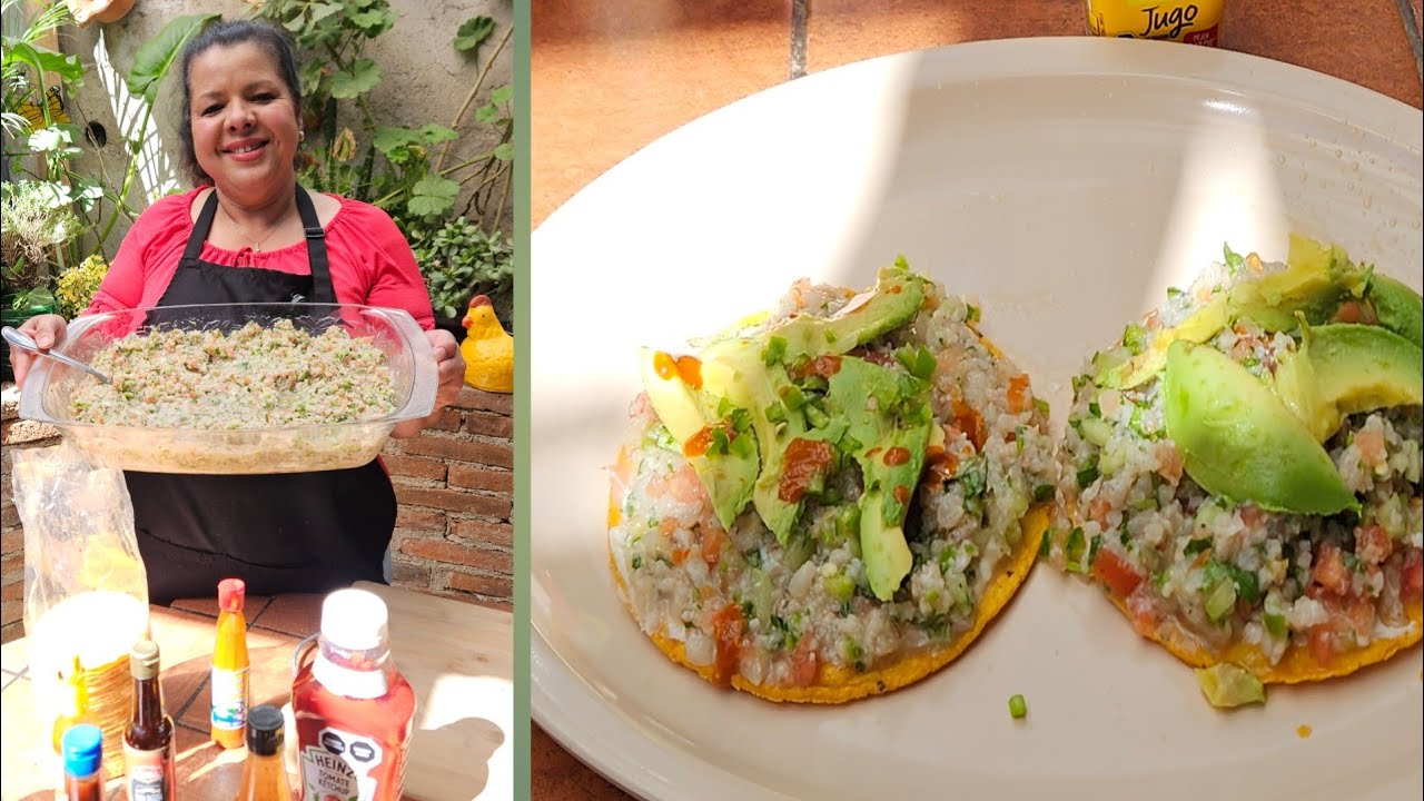 EL MAS REFRESCANTE CEVICHE COCIDO EN JUGO DE LIMON