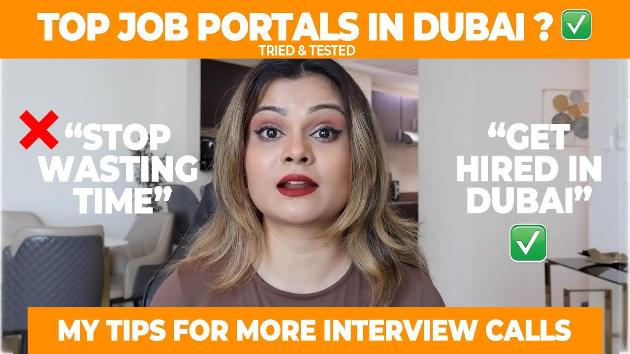 ❌ Don't Waste Time On All Job Portals, Try These For Dubai Jobs *TRIED & TESTED *  ✅