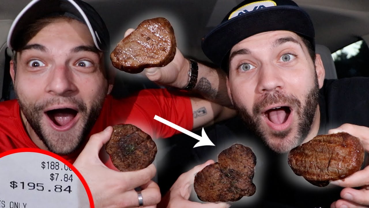 TRYING THE MOST EXPENSIVE STEAKS IN LOS ANGELES!!