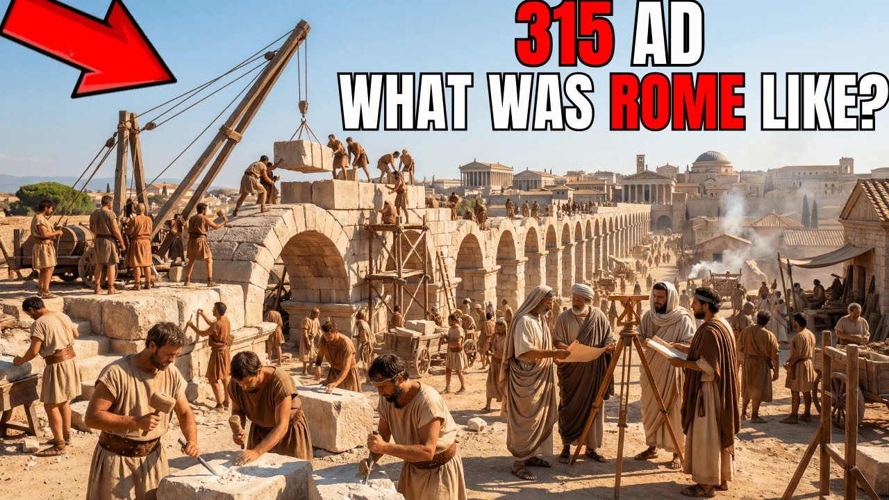 A Tour of Rome in 315 AD (AI Reconstruction)