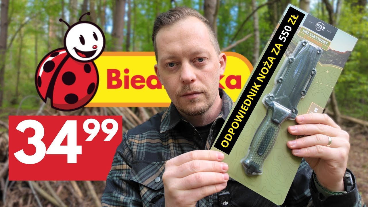 Nóż taktyczny wart 550 zł w Biedronce?