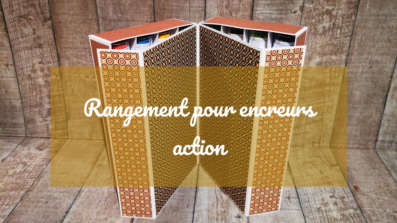 Tuto rangement pour les encreurs gouttes de chez action...