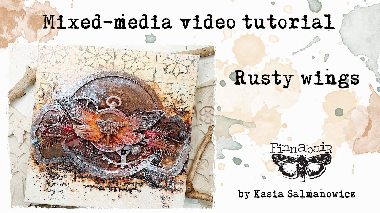Rusty wings by Kasia Salmanowicz for Finnabair
