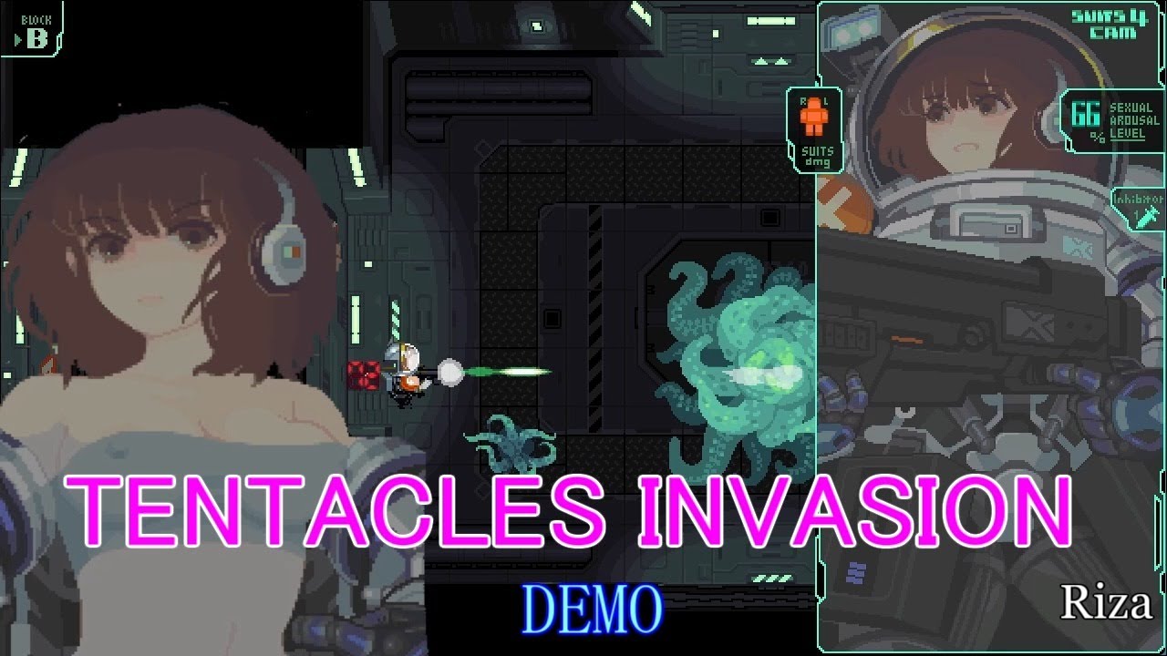 [同人ゲーム Action] TENTACLES INVASION DEMO