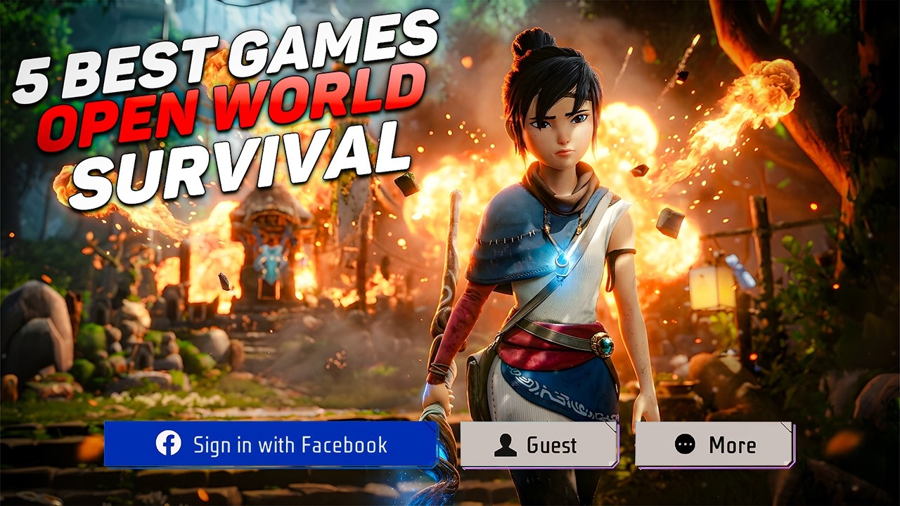 5 INSANE Survival Games for Android 🤯 Open World Games