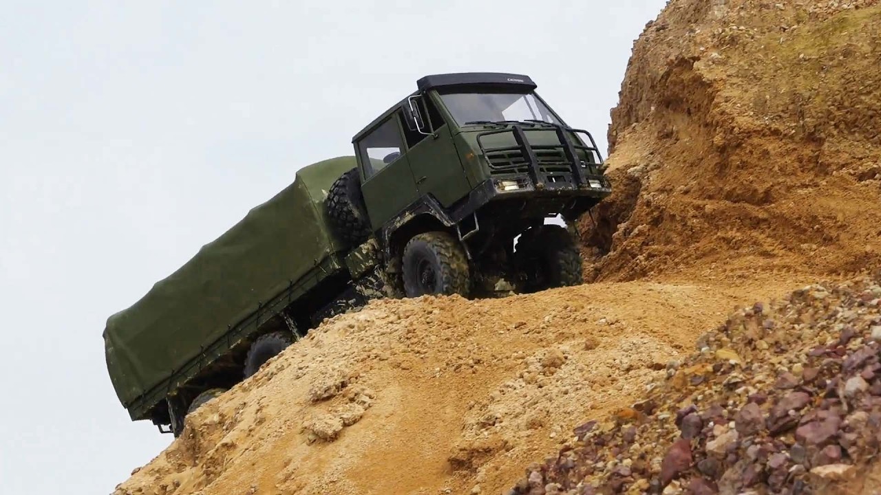 1/10 RC 6x6 Military Truck – Extreme Size RC Army Vehicle in Action!