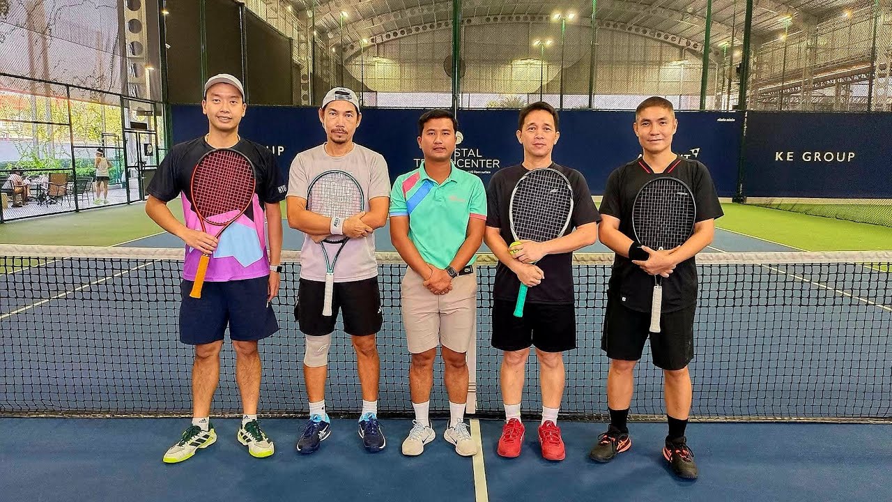 รอบแรก​แบ่งกลุ่ม​กรุ๊ป​ B ( มือ​A )​ #thailandseniormasterchampionship2025 #tennissenior 