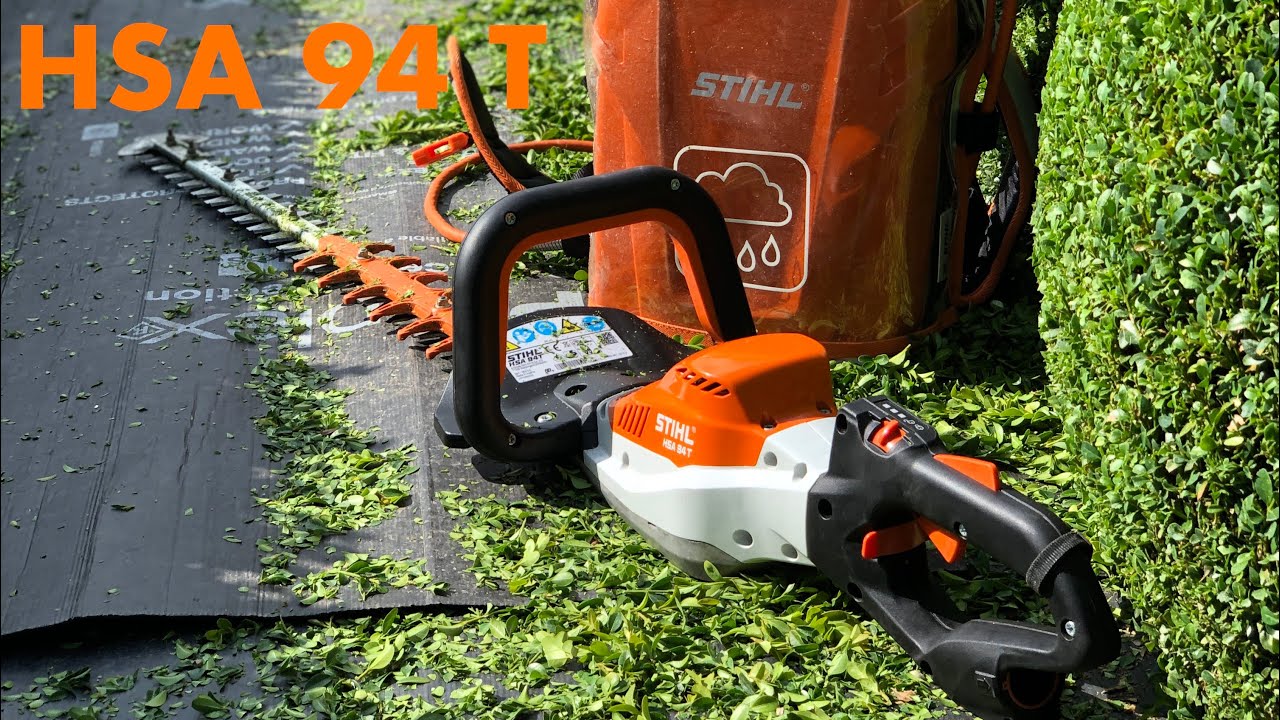 Обзор кустореза/резака для живой изгороди STIHL HSA 94t