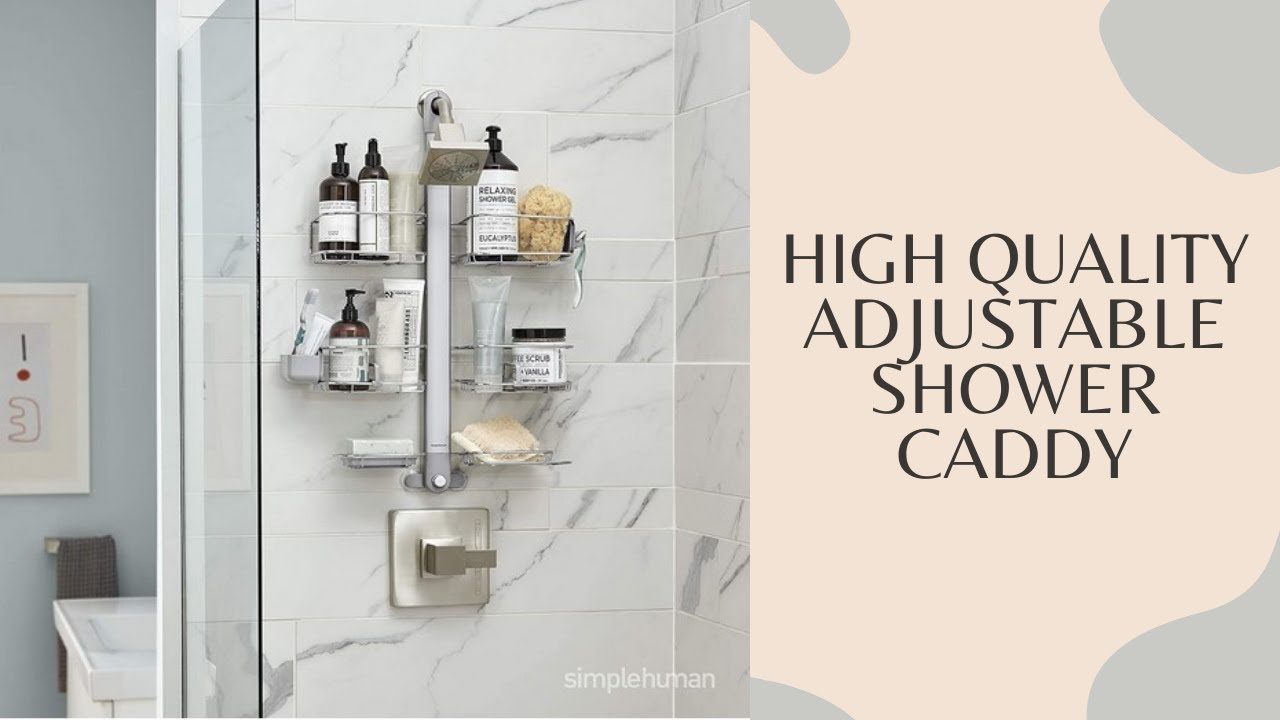 High Quality Stainless Steel Adjustable Shower Caddy
